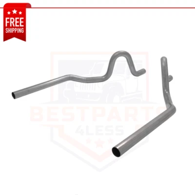 Flowmaster 15802 Mandrel Bent 2.5" Rear Exit Tailpipes for 1964-1972 GM A-Body Foto 1 de 4