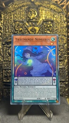 Yu-Gi-Oh! TRÄUMENDE NEMLERIA CYAC-DE015 SUPER RARE 1. AUFLAGE NEAR MINT - Bild 1 von 4