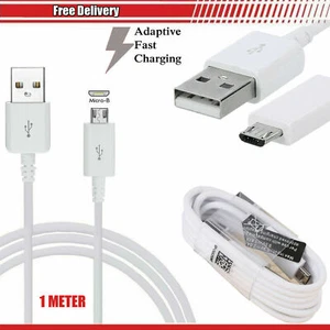 Genuine Micro USB Charger Cable Data Sync Lead For Samsung Galaxy A10 A10s 2019 - Picture 1 of 8