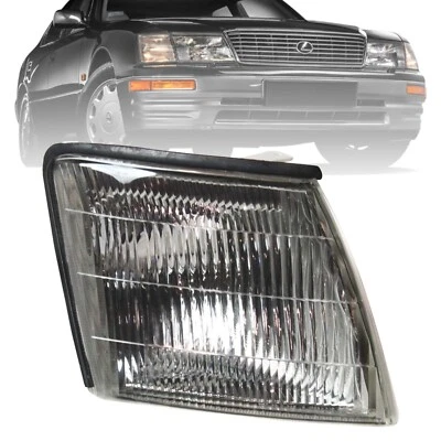 For 1995 1996 1997 Lexus LS400 Corner Parking Light Clear Front Passenger Side - Image 1 of 4