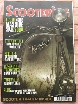 Scootering Magazine - January 2009 - KTM Powered Lambretta, Tuning Vespas - Image 1 of 2