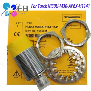 1* Proximity Switch Sensor 10-30VDC 200mA 30mm For Turck NI30U-M30-AP6X-H1141 - Picture 1 of 5