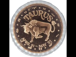 Colección de monedas de cobre de astrología: Tauro - Imagen 1 de 2