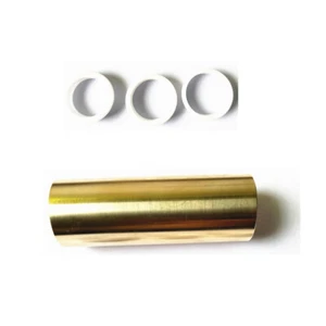 Adjustable Width Brass Acoustic & Electric Guitar Slide With 19/20/21mm Rings C - Picture 1 of 8