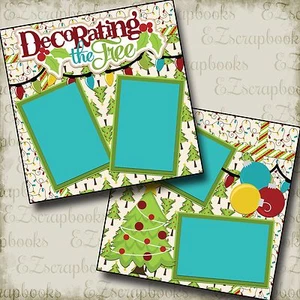 DECORACIÓN El Árbol - 2 Páginas de Álbum de Recortes Prefabricadas - Diseño EZ 2168 - Imagen 1 de 4