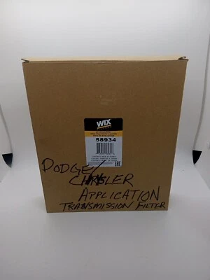 auto transmission Filter pan gasket Kit 62TE Chrysler T&C Sebring 200 WIX 58934 - Image 1 of 4