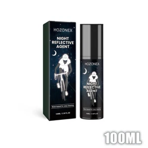100ml Reflective Spray Night Safety Warning Paint For Bicycle Clothing Universal - Picture 1 of 13