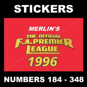 Merlin Premier League 1996 Fußballaufkleber #184 bis 348 - Bild 1 von 168