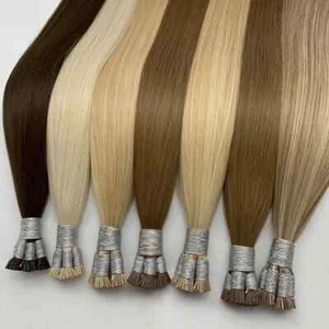 Raw Virgin Keratin Itip Hair Pre Bonded Extensions De Cabello 100humano Remy - Bild 1 von 29