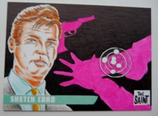 THE SAINT Series 2 - SKETCH CARD  BY SCOTT FELLOWES  - UNSTOPPABLE CARDS  2018