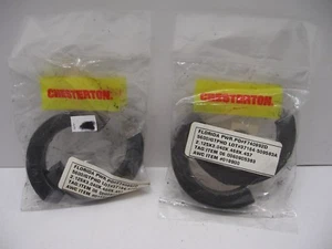 Menge 2 Chesterton Split Ring Dichtungen Keil Ventildichtung Matrizenform Graphit NEU - Bild 1 von 6