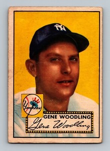 1952 Topps #99 Gene Woodling GD-VG (wrinkle) New York Yankees Baseball Card