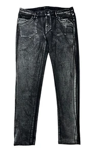 Levi's Women's Size 29 Denim Black/Silver Wash Legging/Jegging Black Label 29x26 - Picture 1 of 12
