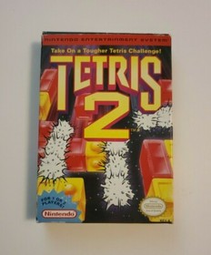 Tetris 2 (Nintendo Entertainment System, 1993) CIB COMPLETE NICE BOX NES Game