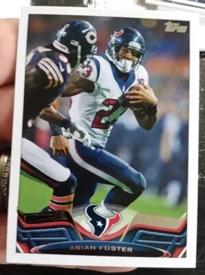 2013 Topps - White Jersey #230 Arian Foster Houston Texans NFL Football Card  - Image 1 of 4