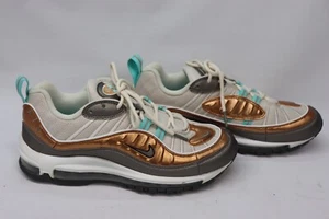 Nike Air Max 98 Donna Taglia 9 (BV6536-002) Phantom Peltro Tawny Cooper Teal - Foto 1 di 15