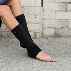 New Womens Leg Warmers AREBESK Black FURRY COTTON Dance | Fight | Yoga | Pilates