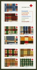 France, 2022 Red Cross Semi-Postal Pane of 10 Stamps, VF/XF MNH, No Faults - Picture 1 of 2