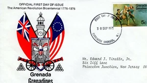 GRENADA  1975 The 200th Anniversary of American Revolution  FDC13790 - Picture 1 of 1