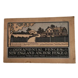 Ornamental Fences Catalog New England Anchor Fence Wire Iron Worcester MA ca1910 - Picture 1 of 14