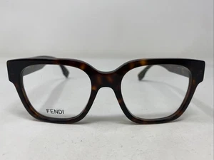 FENDI Italy FE50080I 054 53-19-150 Schildpatt Vollrand Brille Brillengestell NT87 - Bild 1 von 8