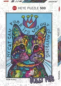 NUEVO Rompecabezas Heye 500 Piezas 9+ Edades Golly Pets My Cat Can Ronronear - Imagen 1 de 2