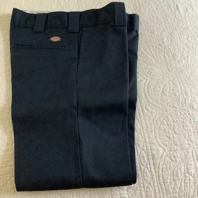Dickies Men's Slim Straight Leg Durable  Work Pants 28x30 Dark Blue - Image 1 of 4