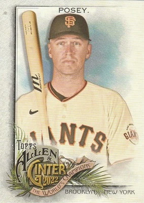 2022 Topps Allen and Ginter #77 Buster Posey - Image 1 of 3