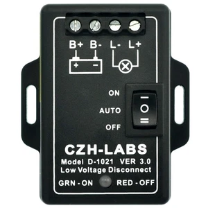 Modulo sezionatore bassa tensione LVD. Terminale di montaggio a pannello in ABS nero 12V / 30Amp... - Foto 1 di 6