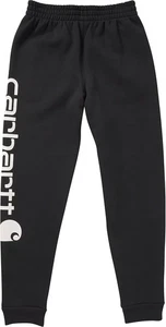 Carhartt Boys' Fleece Logo Sweatpants Black Size M - Picture 1 of 2