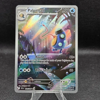 Palpitoad 104/086 Illustration Black Bolt White Flare Pokemon - Image 1 of 2