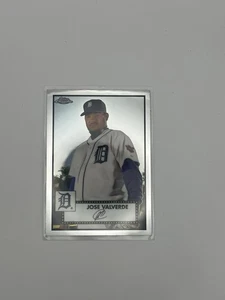 2021 Topps Chrome Platinum Baseball #676 Jose Valverde Tigers - Picture 1 of 2