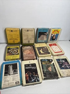 12 X 8-track tape cartridges  60s/70s, various artists/Genres...untested - Picture 1 of 24