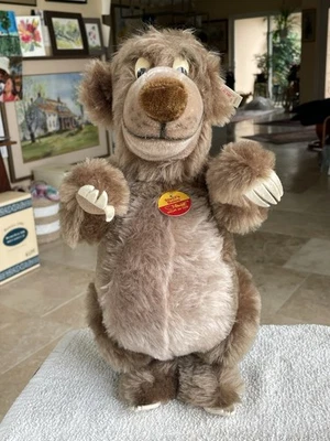 Steiff Baloo Bear 1995 nuevo con etiquetas edición limitada de 2500 Convención de Muñecas y Ositos de Peluche Disney Foto 1 de 4