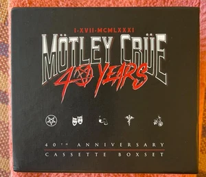 Motley Crue - Cassette Box Set - 40th Anniversary - RSD - 5 Tapes - Picture 1 of 7