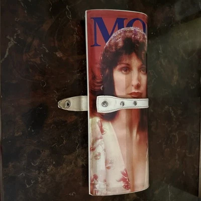 Cartera clutch de plástico vintage de los años 70 de moda Foto 1 de 2