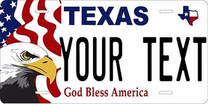 TX Eagle personalisiertes individuelles Nummernschild Auto Motorrad Bike - Bild 1 von 2