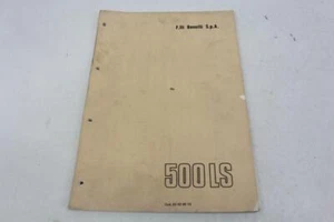 CATALOGO PARTI DI RICAMBIO BENELLI 500 LS SPARE PARTS CATALOGUE RECHANGE FICHES - Picture 1 of 4
