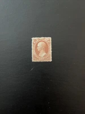 US stamp Scott #O92..30¢ OFFICIAL WAR DEPARTMENT Mint Hinged OG-Scv $130 - Image 1 of 2