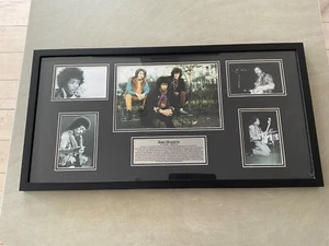 Framed set of Jimi Hendrix Photographs + commemorative plaque 790x410mm - Picture 1 of 6