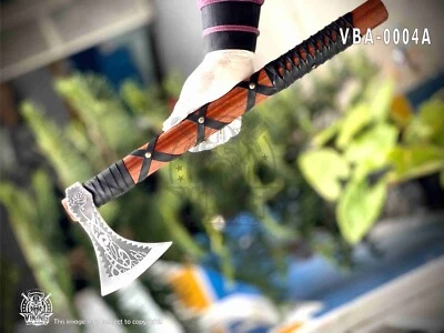 CABEZAL DE HACHA DE ACERO FORJADO A MANO PERSONALIZADO Foto 1 de 4