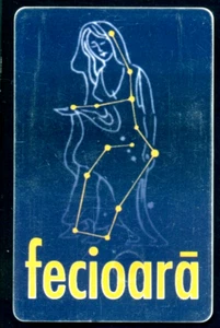 2000 Vergine, zodiaco, oroscopo, segni zodiacali, Romania, used phone card - Foto 1 di 2