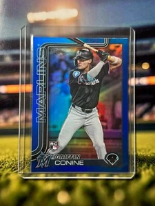 2025 Topps Series 2 Blue Foil Griffin Conine #447 RC /150 - Marlins - Picture 1 of 3