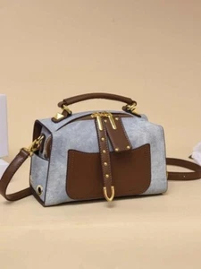 Designer Crossbody Handbag, Women’s Bag Purse Denim Vintage Retro - Picture 1 of 5
