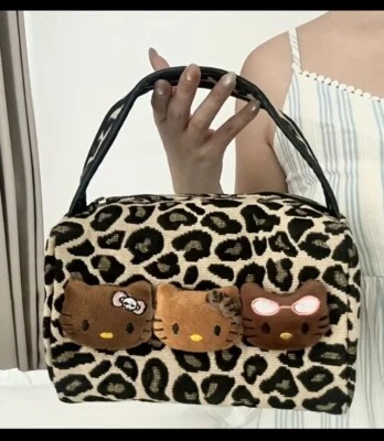 Hello Kitty leopard Print Canvas Bag - Image 1 of 4