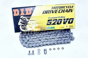 DID 520 x 106 Links VO Series Oring Sealed Natural Drive Chain - Picture 1 of 1