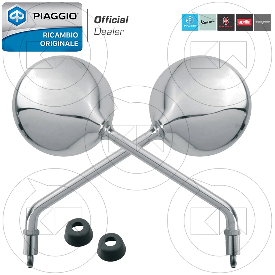 COPPIA SPECCHI ORIGINALI PIAGGIO SINISTRO SX DESTRO DX VESPA LX 50 125