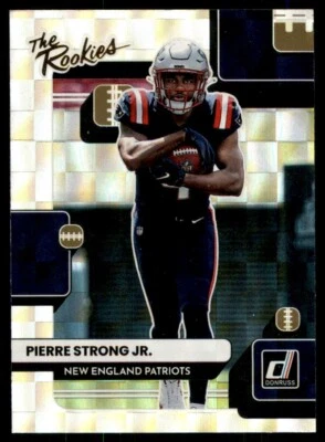 Pierre Strong Jr. 2022 Donruss Optic THE ROOKIES New England Patriots TR-39 - Image 1 of 2