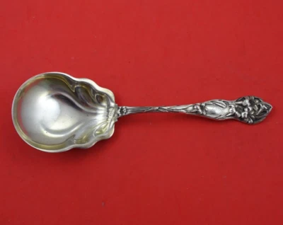 Lily by Watson Sterling Silver Berry Spoon "1906" 8 1/2" Heirloom Silverware - Image 1 of 3