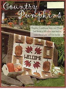 Country Pumpkins Quilt Pattern Pieced/Applique MC - Picture 1 of 1